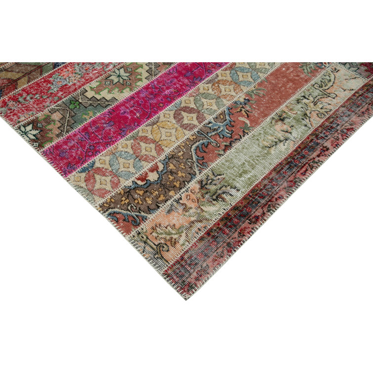 Rug N Carpet One-of-a-Kind Hand-Knotted 1970s 6'8" x 10'1" Wool/Cotton